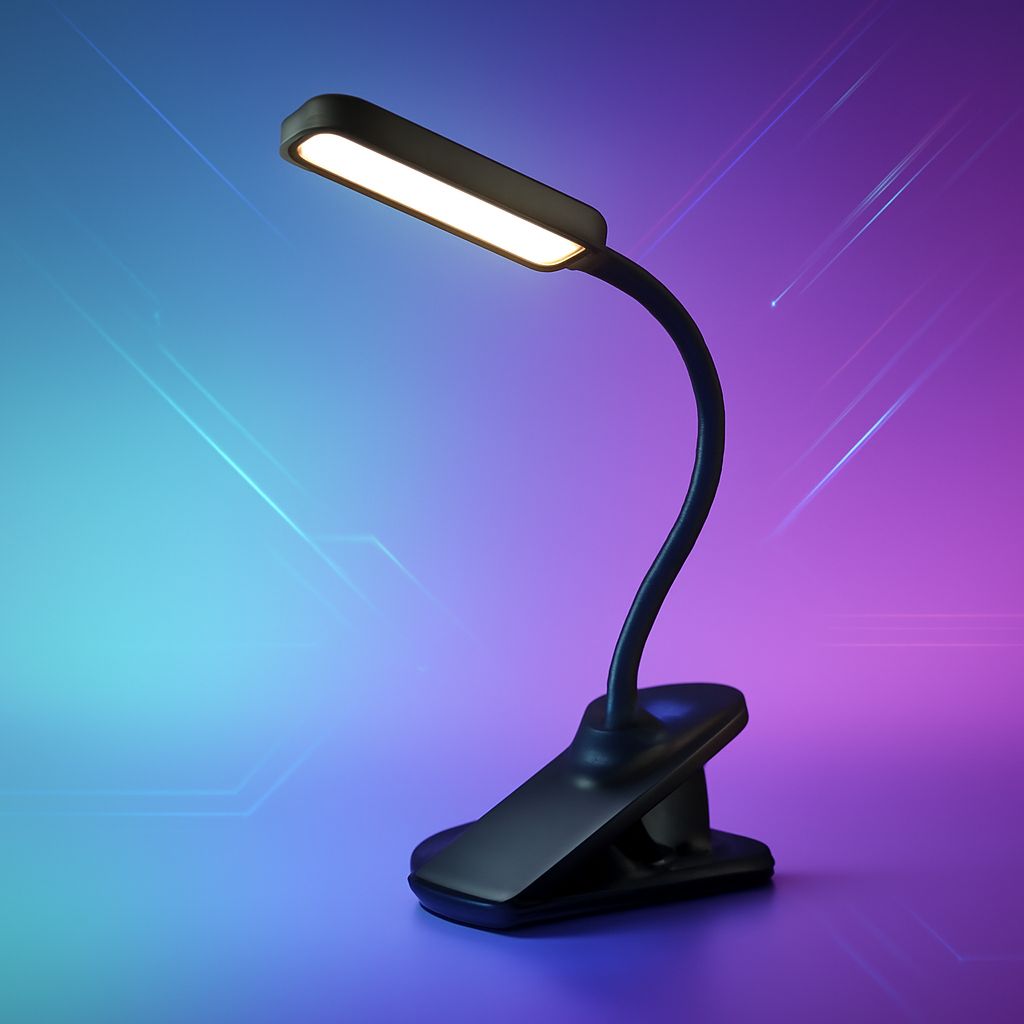 LUMIQ 독서등 소파 독서 장면
